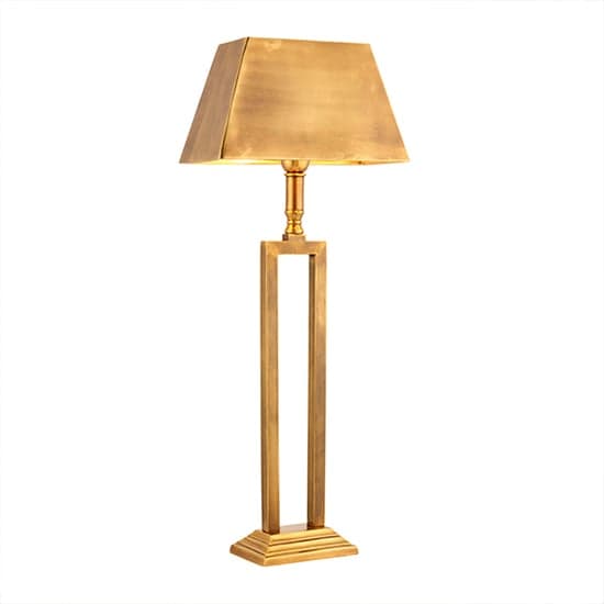 Bexton Table Lamp In Solid Brass_2