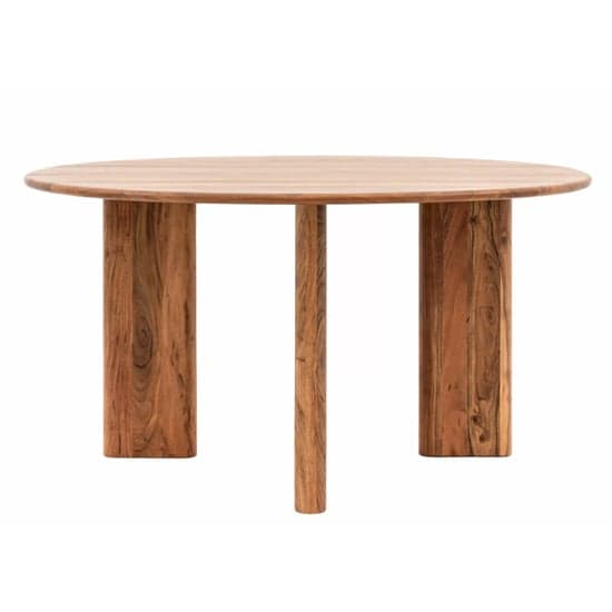 Beziers Acacia Wood Dining Table Round In Natural_3