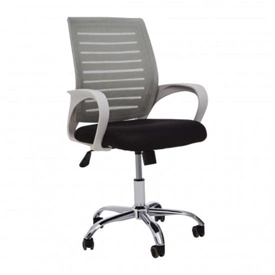 Bicot Home And Office Chair With Armrests In Grey_1
