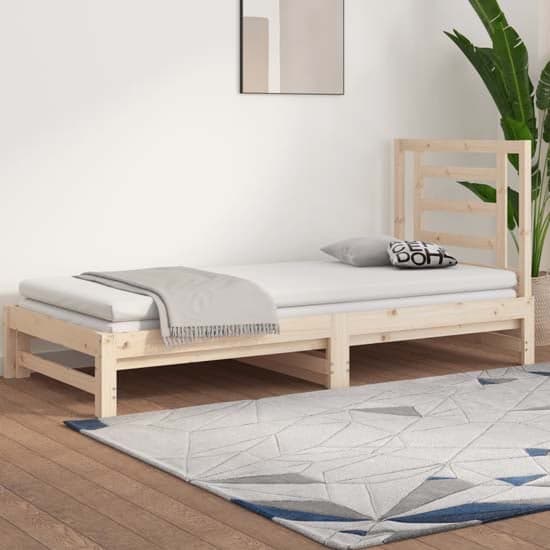 Biella Solid Pine Wood Pull-Out Day Bed In Natural_1