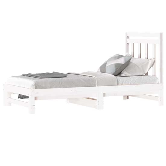 Biella Solid Pine Wood Pull-Out Day Bed In White_3