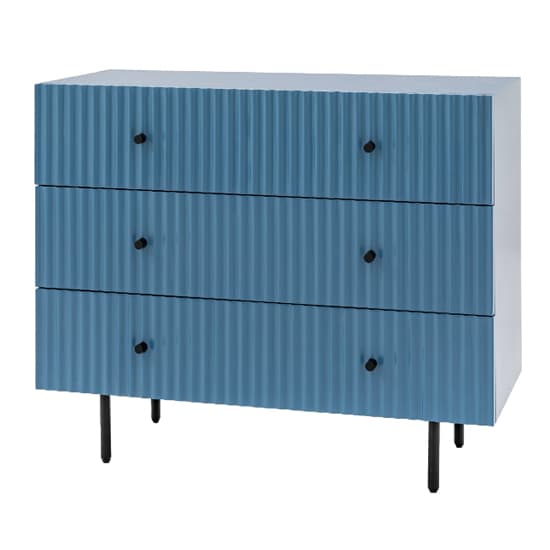 Bienne Wooden Chest Of 3 Drawers In Blue_4