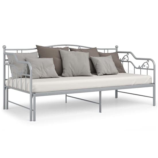 Bijan Pull-Out Metal Frame Single Sofa Bed In Grey_4