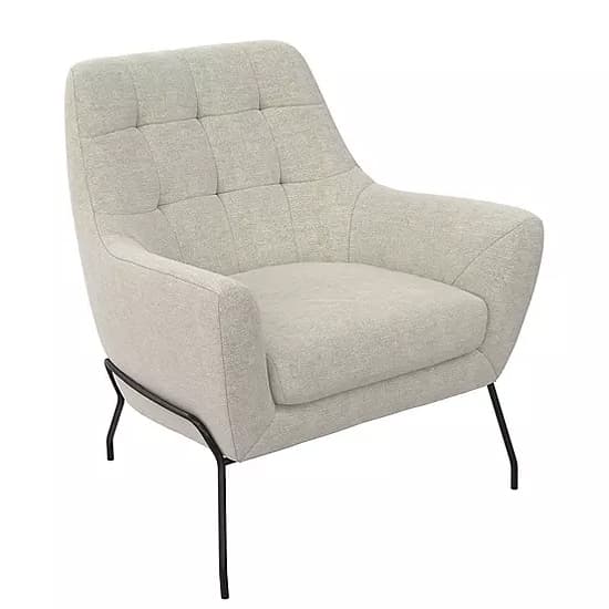Biloxi Chenille Fabric Bedroom Chair In Beige_2