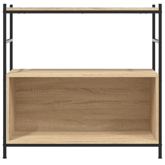 Biloxi Wooden Bookcase With 1 Large Shelf In Sonoma Oak_3