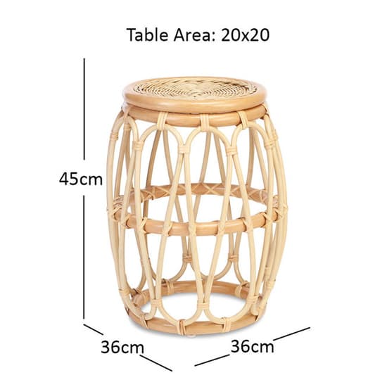 Bissau Rattan Bistro Set In Natural With 2 Puqi Natural Dining Chairs_4