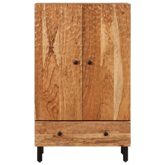 Blanes Acacia Wood Highboard With 2 Doors 1 Drawer In Natural_2