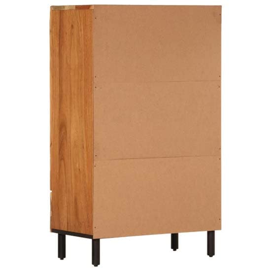 Blanes Acacia Wood Highboard With 2 Doors 1 Drawer In Natural_5