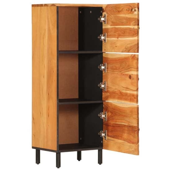 Blanes Acacia Wood Highboard With 3 Doors In Natural_3