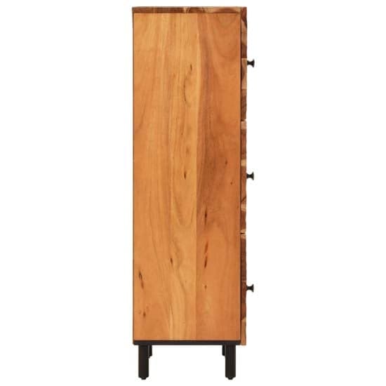 Blanes Acacia Wood Highboard With 3 Doors In Natural_4