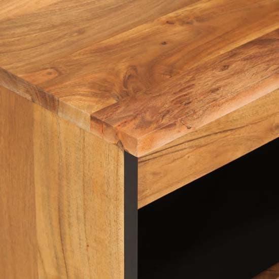Blanes Acacia Wood Sideboard With 2 Doors 1 Shelf In Natural_6