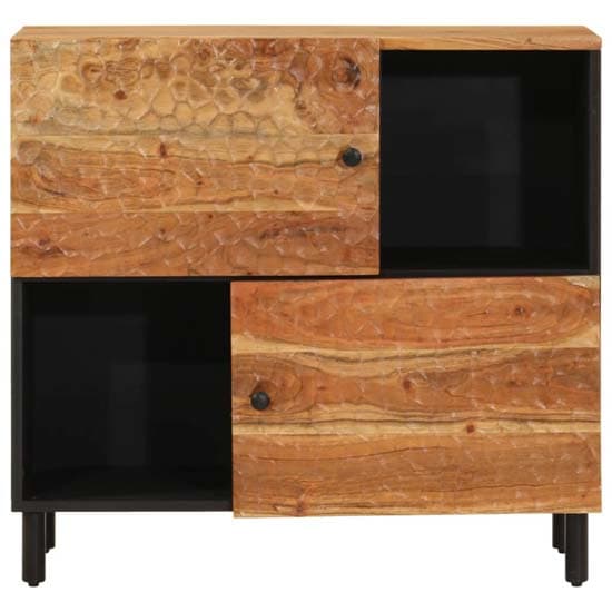 Blanes Acacia Wood Sideboard With 2 Doors 2 Shelves In Natural_2