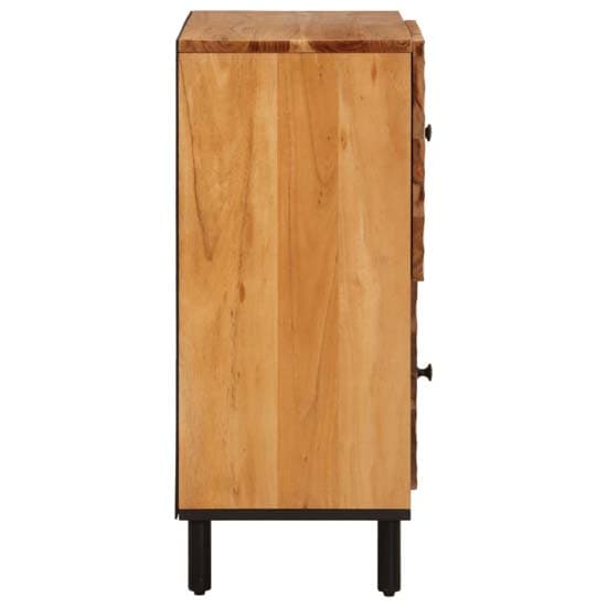 Blanes Acacia Wood Sideboard With 2 Doors 2 Shelves In Natural_4