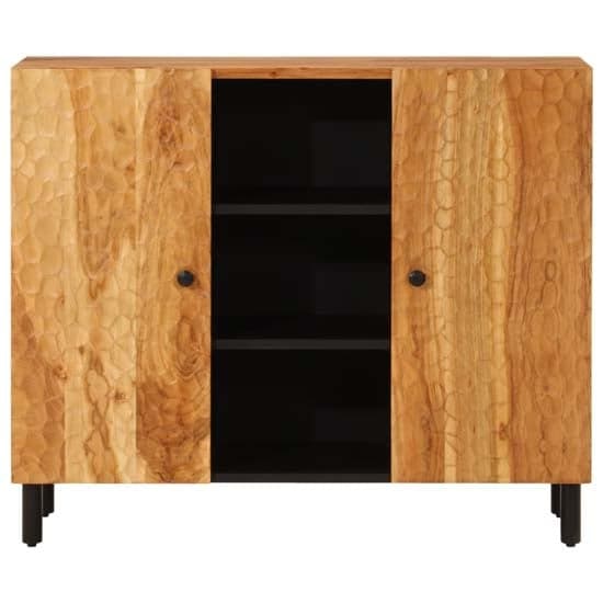 Blanes Acacia Wood Sideboard With 2 Doors In Natural_2