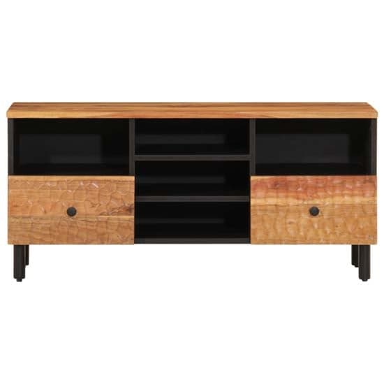 Blanes Acacia Wood TV Stand With 2 Drawers 4 Shelves In Natural_3