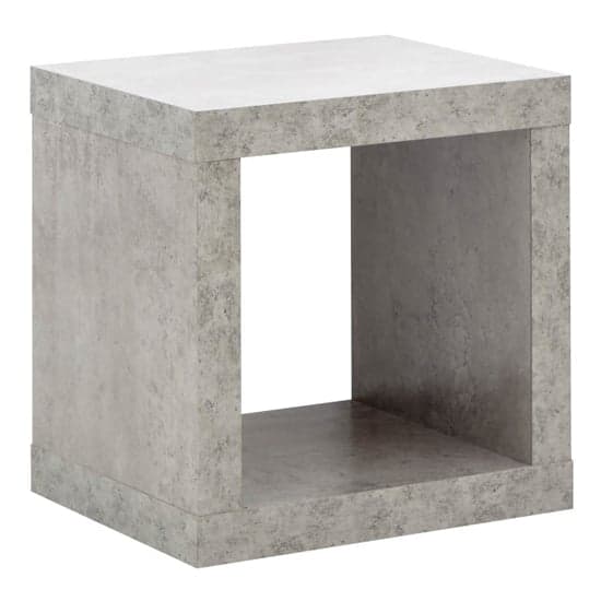 Baginton Wooden Cube Side Table In Concrete Effect_7