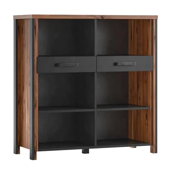 Blois Wooden Sideboard With 2 Drawers In Royal Oak Furniture in Fashion