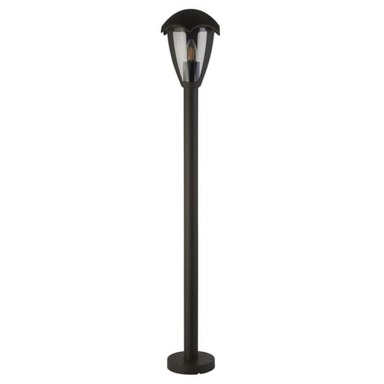 Bluebell Large Outdoor Polycarbonate Post In Dark Grey_2