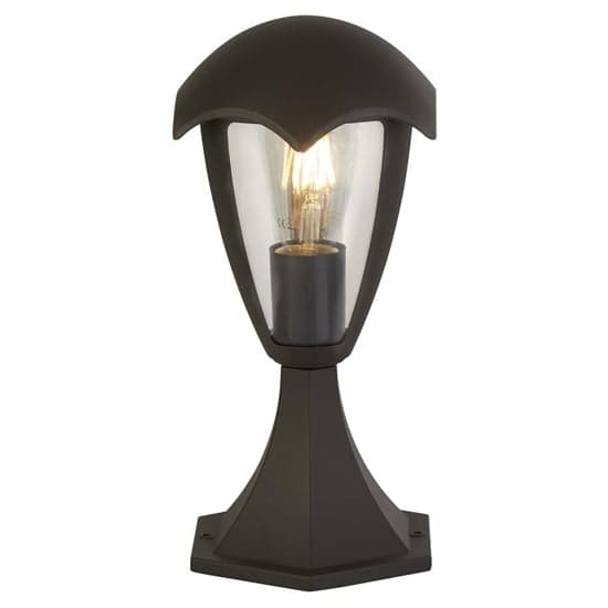 Bluebell Small Outdoor Polycarbonate Post In Dark Grey_1