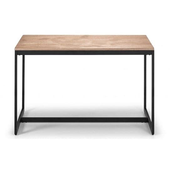 Tacita Dining Table In Sonoma Oak Effect With Black Frame_1