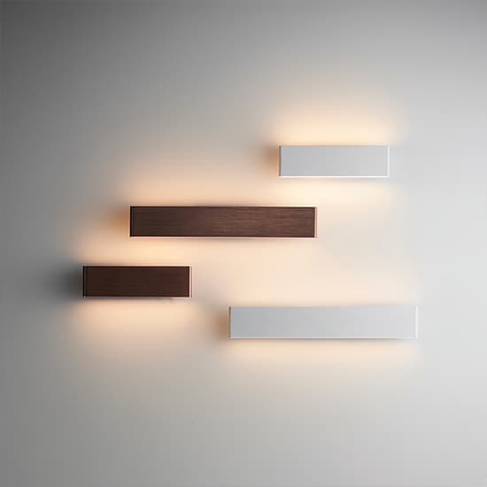 Bodhi LED Small Architectural Wall Light In Matt White_5