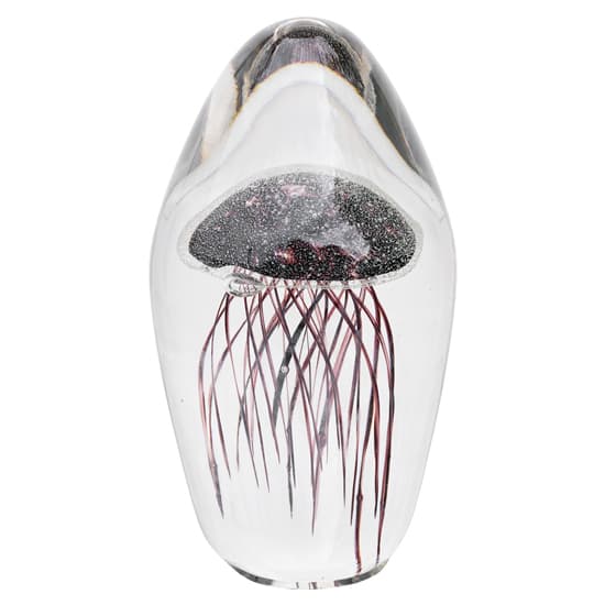 Bogota Glass Jellyfish Ornament In Black_3