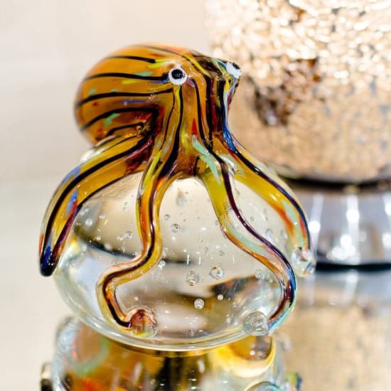Bogota Glass Octopus Ornament In Multicolored_2