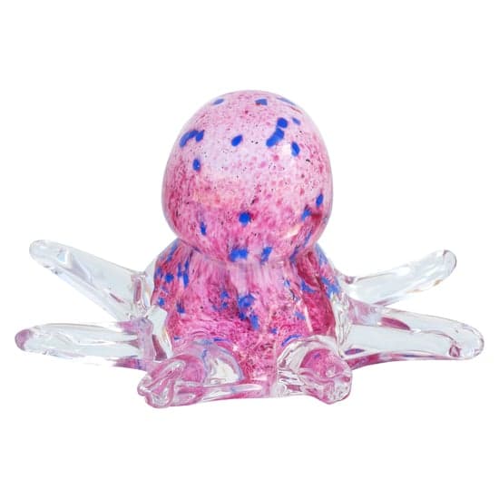 Bogota Glass Octopus Ornament In Pink And Blue_4