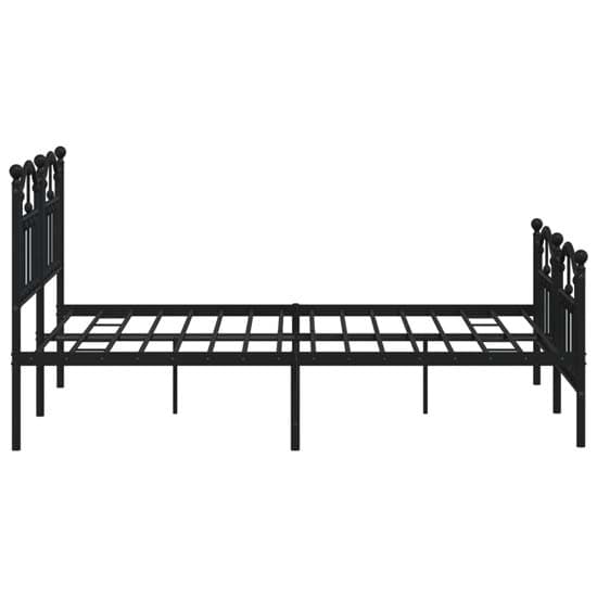 Bolivia Metal Double Bed In Black_6