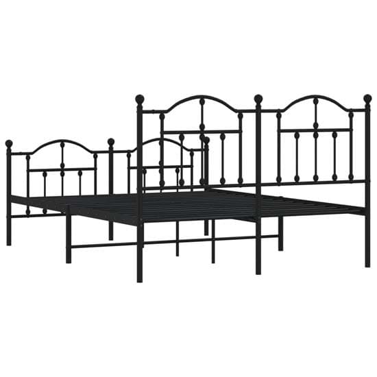 Bolivia Metal Double Bed In Black_7