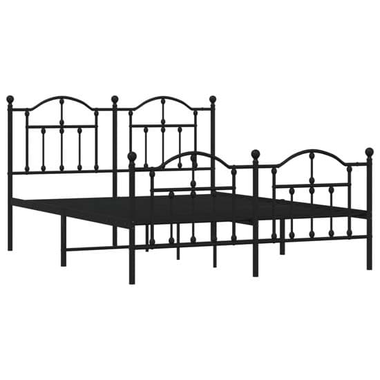 Bolivia Metal King Size Bed In Black_3