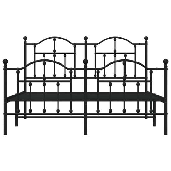 Bolivia Metal King Size Bed In Black_4