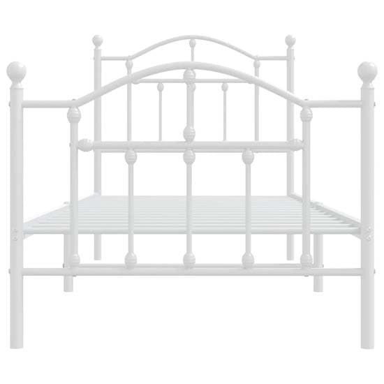 Bolivia Metal Single Bed In White_4