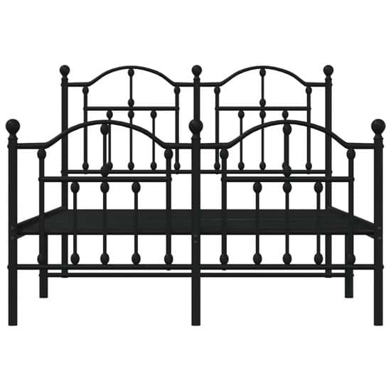 Bolivia Metal Small Double Bed In Black_4