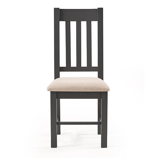 Baqia Wooden Dining Chair In Dark Grey_2
