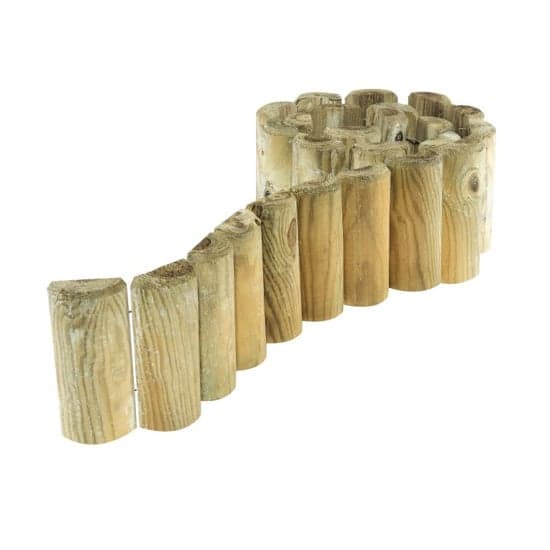 Bory 6 Inch Set Of 4 Wooden 1.8m Border Roll In Natural Timber_2