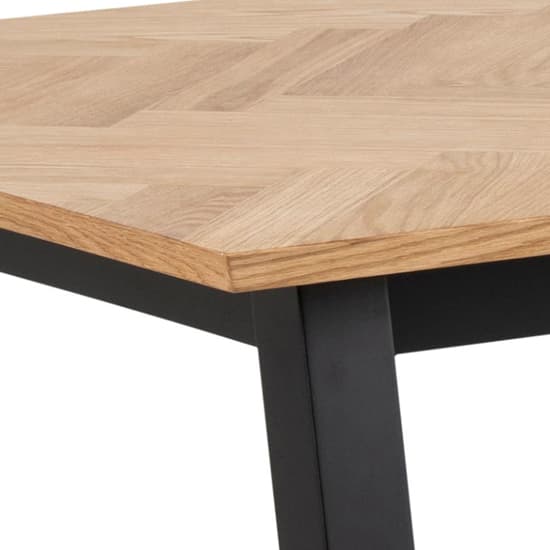 Bossier Rectangular 180cm Wooden Dining Table In Oak_3