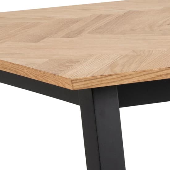 Bossier Rectangular 220cm Wooden Dining Table In Oak_3