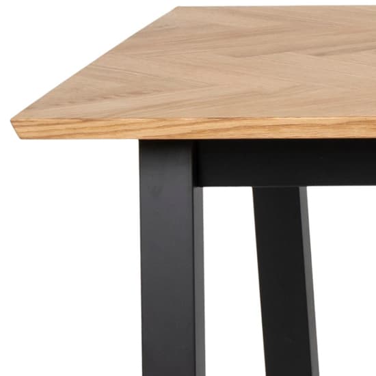 Bossier Rectangular 220cm Wooden Dining Table In Oak_4