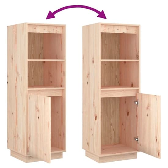 Bowie Pine Wood Storage Cabinet With 1 Door In Natural_5