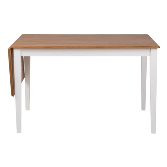 Bowral Rectangular Butterfly Dining Table In Oak And White_2