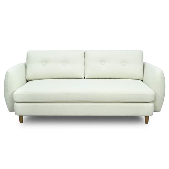 Bozo Fabric 2.5 Seater Sofa In White_2
