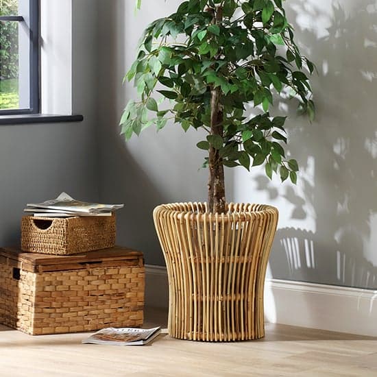Braila Set Of 2 Rattan Plant Baskets In Natural_1