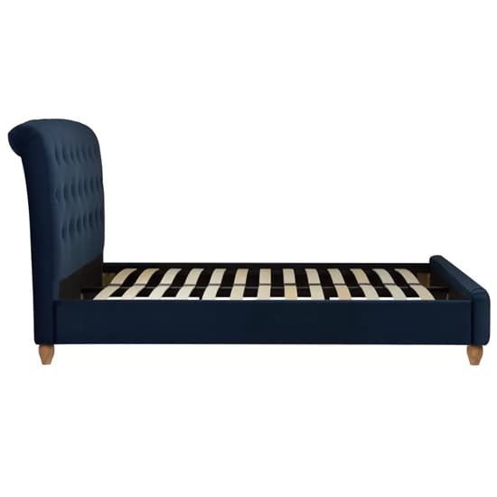 Brampton Fabric Double Bed In Midnight Blue_5