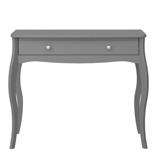 Braque Wooden Dressing Table With 2 Drawers In Grey_2