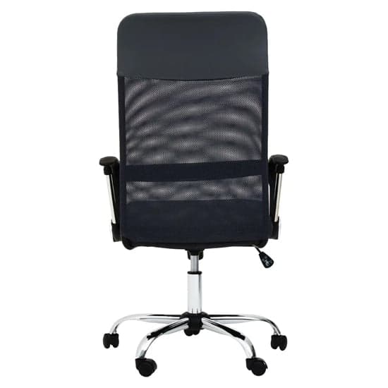 Brent Fabric Home Office Chair In Black Mesh_5