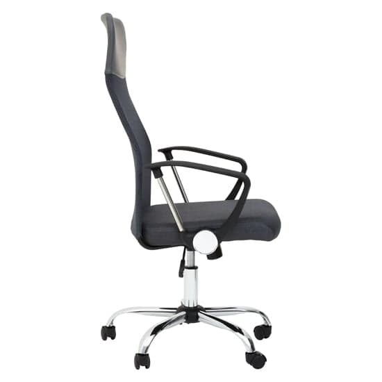 Brent Fabric Home Office Chair In Grey_4