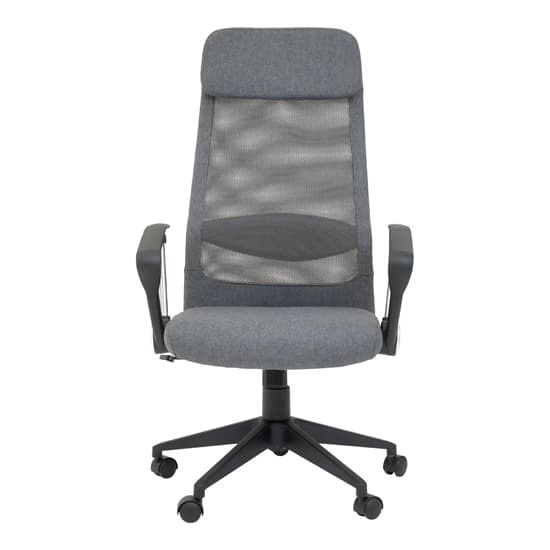 Brent Fabric Home Office Chair In Grey Mesh_2