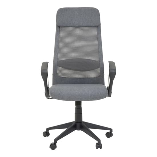 Brent Fabric Home Office Chair In Grey Mesh_3