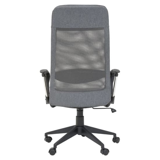 Brent Fabric Home Office Chair In Grey Mesh_5